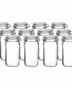 Bormioli Rocco 1.5L Swing Top Fido Canning Jar | Set Of 12