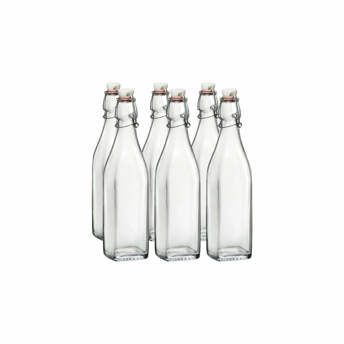 Bormioli Rocco 17oz Swing Top Glass Bottles | 6-pack 1 Bormioli Rocco 17oz Swing Top Glass Bottles | 6-pack