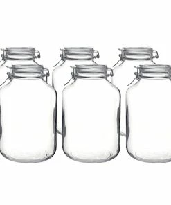 Bormioli Rocco 4.67L Swing Top Fido Glass Jars | 6-pack