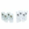 Fiesta® Drinkware Set For 8 | Sugar Skull And Vine (White)