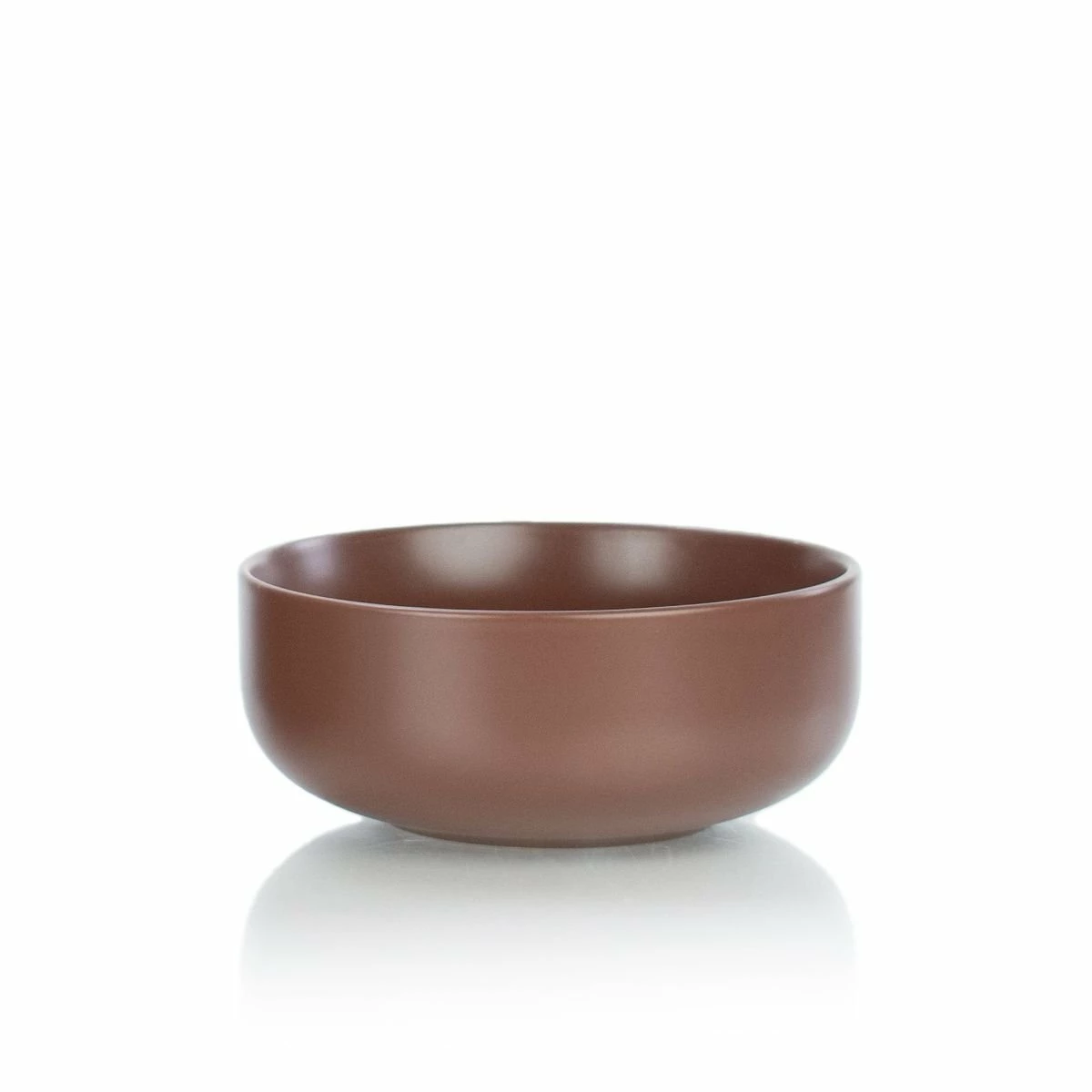 Everything Kitchens Modern Flat 24oz Bowls (Set Of 4) | Brown 2 Everything Kitchens Modern Flat 24oz Bowls (Set Of 4) | Brown - Image 2
