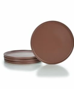 Everything Kitchens Modern Flat 32-Piece Dinnerware Set | Beige, Terracotta, Stone Gray, Brown 13 Everything Kitchens Modern Flat 32-Piece Dinnerware Set | Beige, Terracotta, Stone Gray, Brown -Cheap Dinnerware Store ekx dp br 4