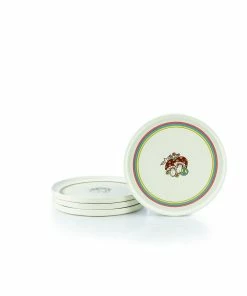 Everything Kitchens Modern Flat 8" Lunch Plates (Set Of 4) | Peace & Love