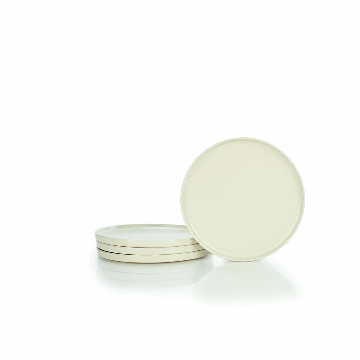 Everything Kitchens Modern Flat 32-Piece Dinnerware Set | Beige, Terracotta, Stone Gray, Brown 5 Everything Kitchens Modern Flat 32-Piece Dinnerware Set | Beige, Terracotta, Stone Gray, Brown - Image 5