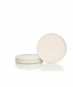 Everything Kitchens Modern Flat 32-Piece Dinnerware Set | Beige, Soft Pink, Stone Gray, Dusty Blue -Cheap Dinnerware Store ekx lp pk 4