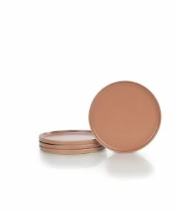 Everything Kitchens Modern Flat 8-Piece Lunch Plate Set | Dusty Blue & Terracotta 11 Everything Kitchens Modern Flat 8-Piece Lunch Plate Set | Dusty Blue & Terracotta -Cheap Dinnerware Store ekx lp tr 1