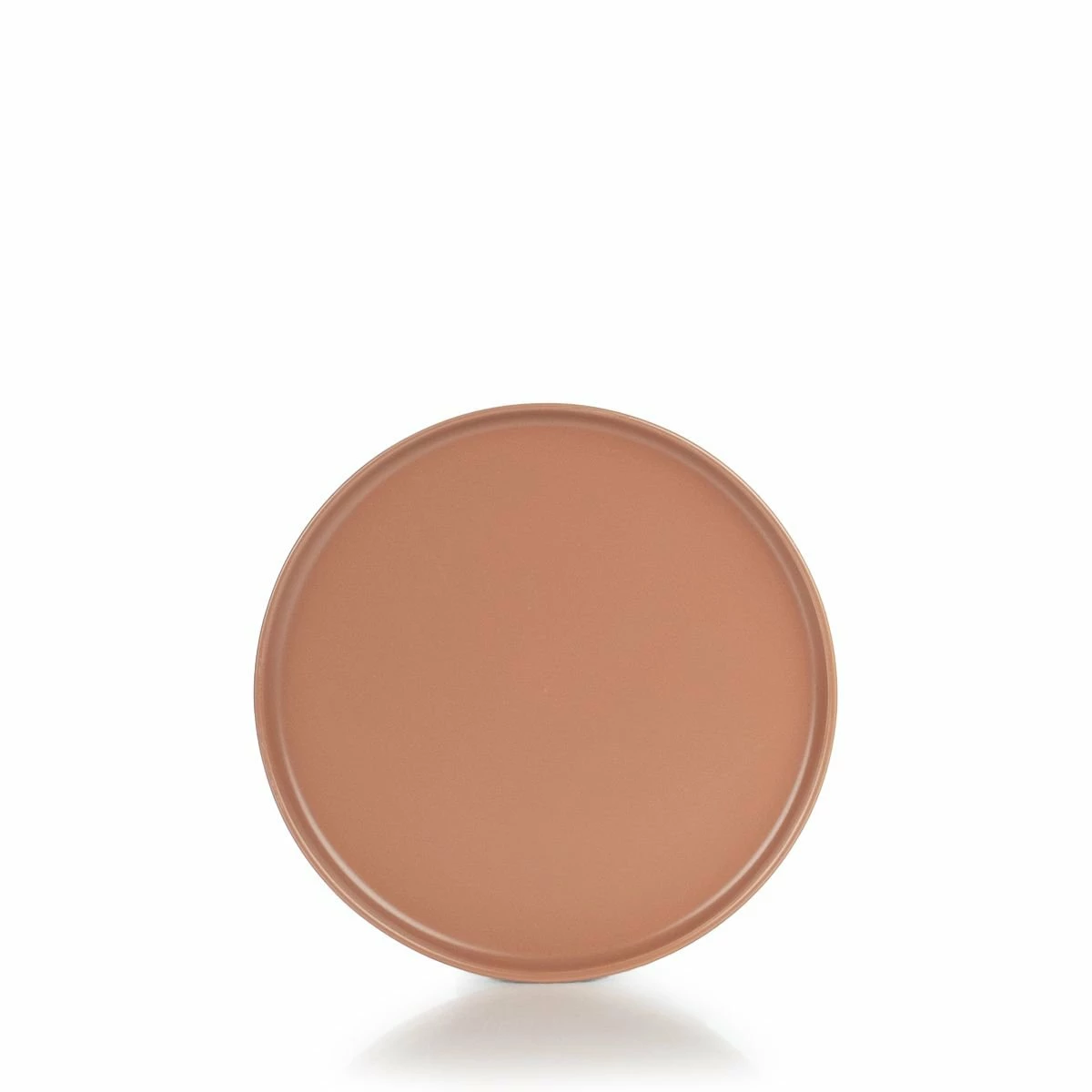 Everything Kitchens Modern Flat 8-Piece Lunch Plate Set | Dusty Blue & Terracotta 5 Everything Kitchens Modern Flat 8-Piece Lunch Plate Set | Dusty Blue & Terracotta - Image 5