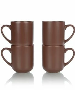 Everything Kitchens Modern Flat 12-Piece Breakfast Set | Terracotta, Dusty Blue, Brown 9 Everything Kitchens Modern Flat 12-Piece Breakfast Set | Terracotta, Dusty Blue, Brown -Cheap Dinnerware Store ekx mg br 3