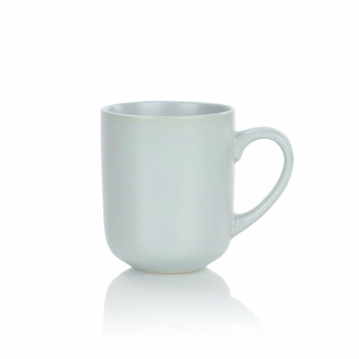 Everything Kitchens Modern Flat 8-Piece Mug Set | Stone Gray & Dusty Blue 3 Everything Kitchens Modern Flat 8-Piece Mug Set | Stone Gray & Dusty Blue - Image 3