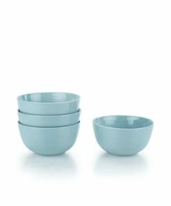 Everything Kitchens Modern Colorful Neutrals - Rippled 12-Piece Dinnerware Set - Glazed | Blue, Butter Yellow & Blush Pink 7 Everything Kitchens Modern Colorful Neutrals - Rippled 12-Piece Dinnerware Set - Glazed | Blue, Butter Yellow & Blush Pink -Cheap Dinnerware Store ekx tbl bl 2 1