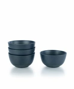 Everything Kitchens Modern Colorful Neutrals - Rippled 16-Piece Dinnerware Set - Matte | Charcoal -Cheap Dinnerware Store ekx tbl ch 2 1
