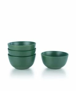 Everything Kitchens Modern Colorful Neutrals - Rippled 12-Piece Dinnerware Set - Matte | Ivory, Green, Mocha -Cheap Dinnerware Store ekx tbl gr 2 4