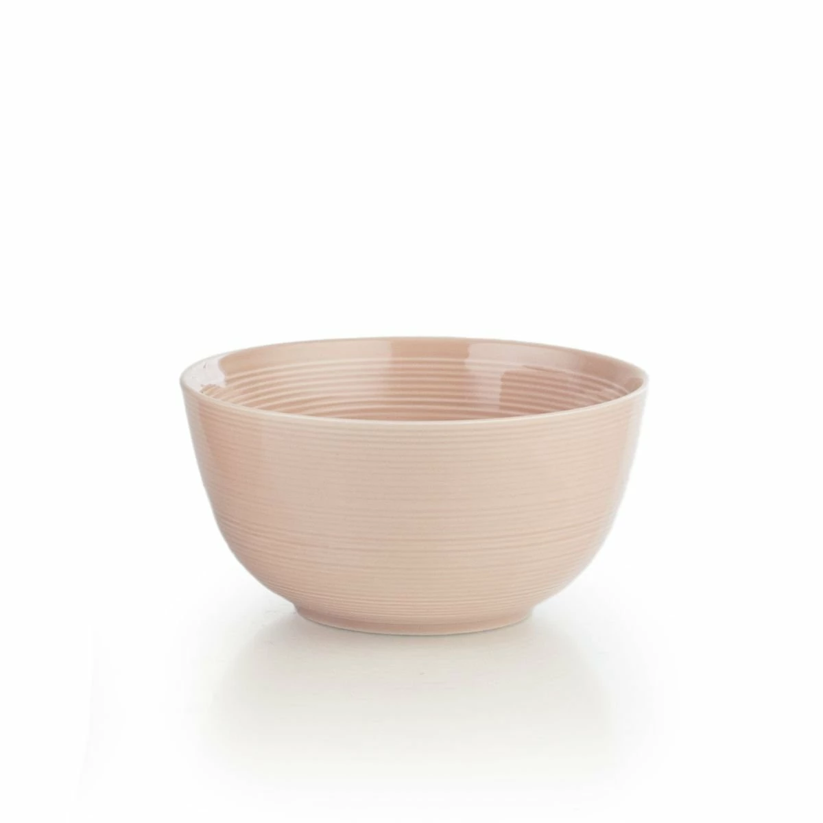 Everything Kitchens Modern Colorful Neutrals - Rippled 6" Bowls (Set Of 4) - Glazed | Blush Pink 2 Everything Kitchens Modern Colorful Neutrals - Rippled 6" Bowls (Set Of 4) - Glazed | Blush Pink - Image 2