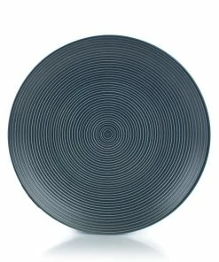 Everything Kitchens Modern Colorful Neutrals - Rippled 16-Piece Dinnerware Set - Matte | Charcoal -Cheap Dinnerware Store ekx tdp ch 2 1