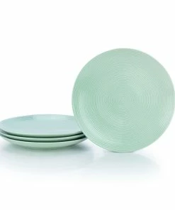 Everything Kitchens Modern Colorful Neutrals - Rippled 16-Piece Dinnerware Set - Glazed | Light Green -Cheap Dinnerware Store ekx tdp tl 1