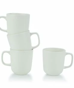 Everything Kitchens Modern Colorful Neutrals - Rippled 16-Piece Dinnerware Set - Matte | Ivory -Cheap Dinnerware Store ekx tmg iv 2 3