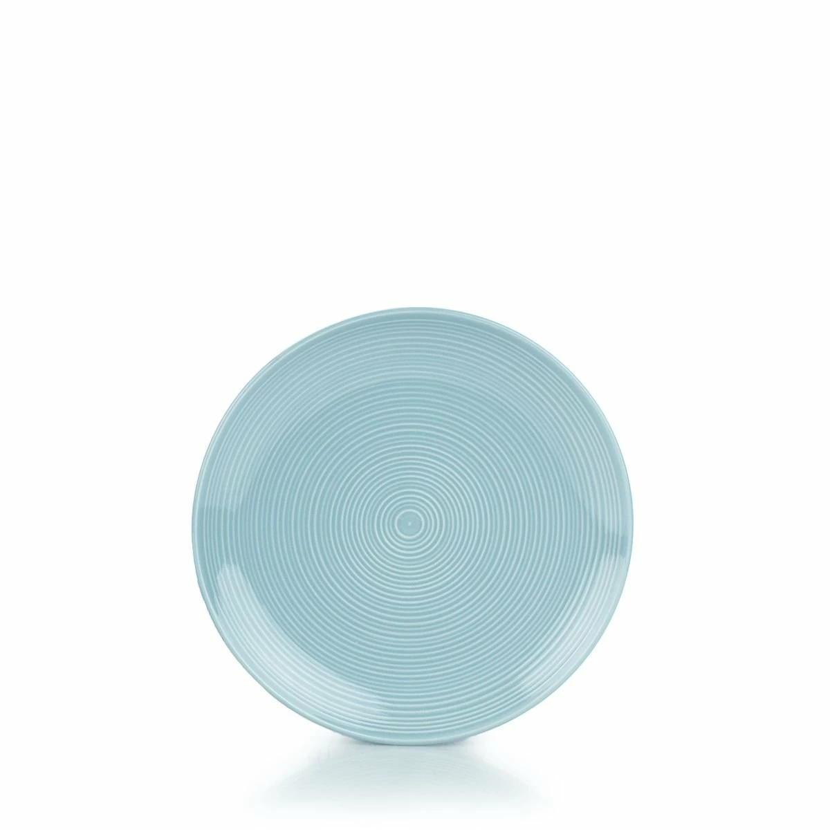 Everything Kitchens Modern Colorful Neutrals - Rippled 8" Side Plates (Set Of 4) - Glazed | Blue 2 Everything Kitchens Modern Colorful Neutrals - Rippled 8" Side Plates (Set Of 4) - Glazed | Blue - Image 2