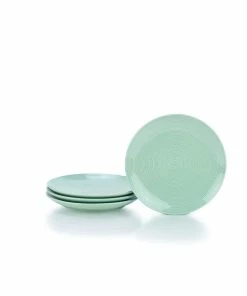 Everything Kitchens Modern Colorful Neutrals - Rippled 16-Piece Dinnerware Set - Glazed | Light Green -Cheap Dinnerware Store ekx tsp tl 2 1