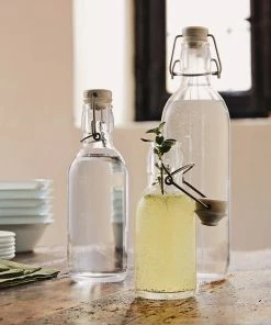 Bormioli Rocco 17oz Emilia Glass Bottle -Cheap Dinnerware Store emilia set 1