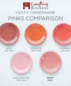 Fiesta® 15oz Tapered Mug | Peony -Cheap Dinnerware Store fiesta pink comparison chart square 27