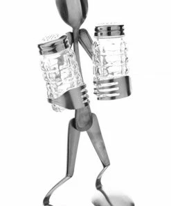 Forked Up Art Salt & Pepper Holder - Spoon Art Figurine -Cheap Dinnerware Store forked up spoon salt pepper set s01 1 1 scaled