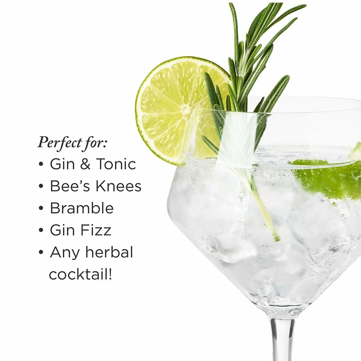 Viski® Angled Crystal Gin & Tonic Glasses 10 Viski® Angled Crystal Gin & Tonic Glasses - Image 10