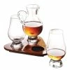 Stolzle Glencairn Crystal Whiskey Flight Tray Set With Pitcher