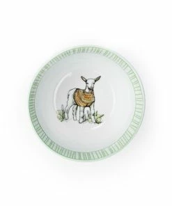 Everything Kitchens Barnyard Baby Animals 28-Piece Dinnerware Set | "Caprine Caper Goats" - Kid 16 Everything Kitchens Barnyard Baby Animals 28-Piece Dinnerware Set | "Caprine Caper Goats" - Kid -Cheap Dinnerware Store goat4bowl 1