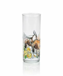 Everything Kitchens Barnyard Baby Animals 28-Piece Dinnerware Set | "Caprine Caper Goats" - Kid 17 Everything Kitchens Barnyard Baby Animals 28-Piece Dinnerware Set | "Caprine Caper Goats" - Kid -Cheap Dinnerware Store goatglass 2