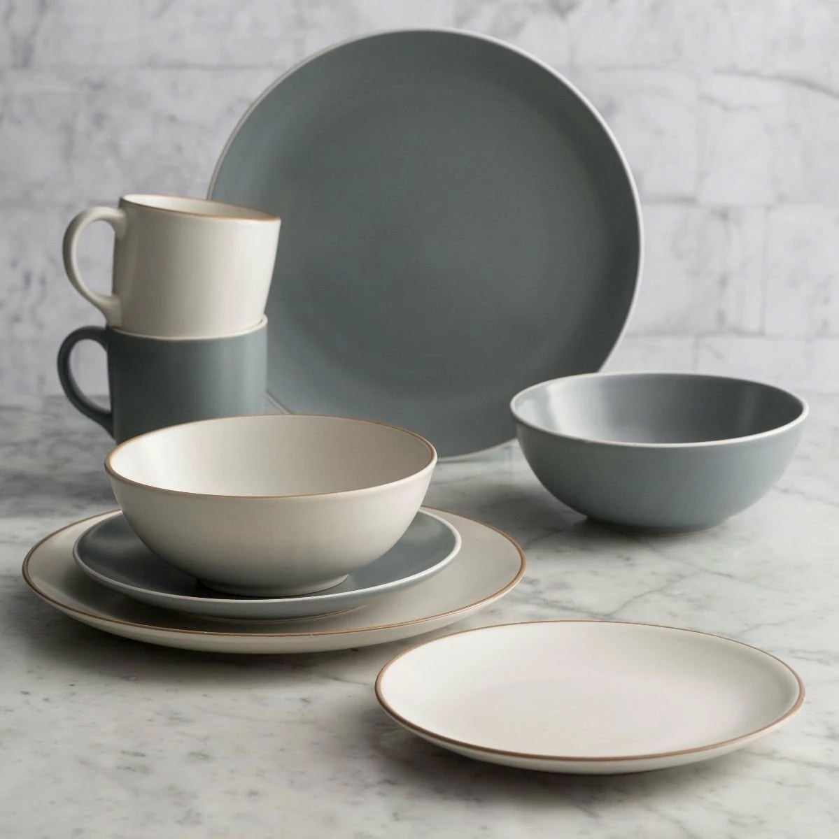 Mason Cash Classic Collection 6.5" Bowl | Grey 4 Mason Cash Classic Collection 6.5" Bowl | Grey - Image 4
