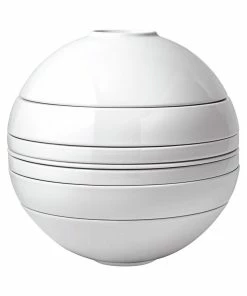 Villeroy & Boch La Boule 7-Piece Dinnerware Set | White