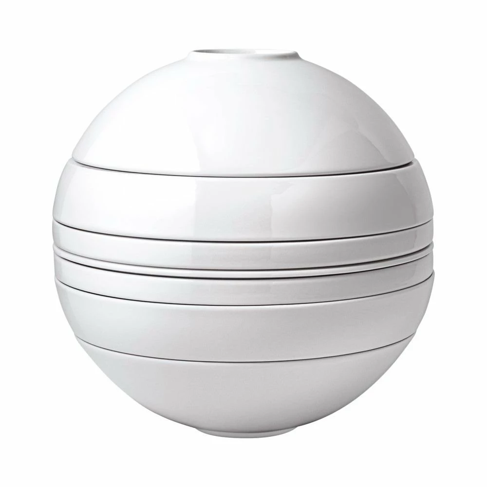 Villeroy & Boch La Boule 7-Piece Dinnerware Set | White 1 Villeroy & Boch La Boule 7-Piece Dinnerware Set | White