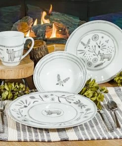 Everything Kitchens 16-Piece Dinnerware Set With Mugs | Bear With Me -Cheap Dinnerware Store img 2413