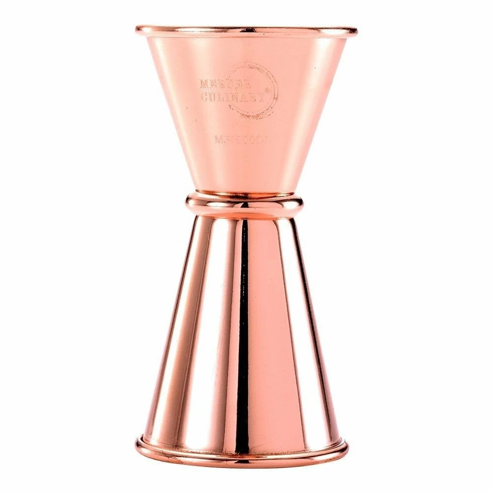 Mercer Barfly 0.5oz X 0.75oz Japanese Style Jigger | Copper Plated 1 Mercer Barfly 0.5oz X 0.75oz Japanese Style Jigger | Copper Plated