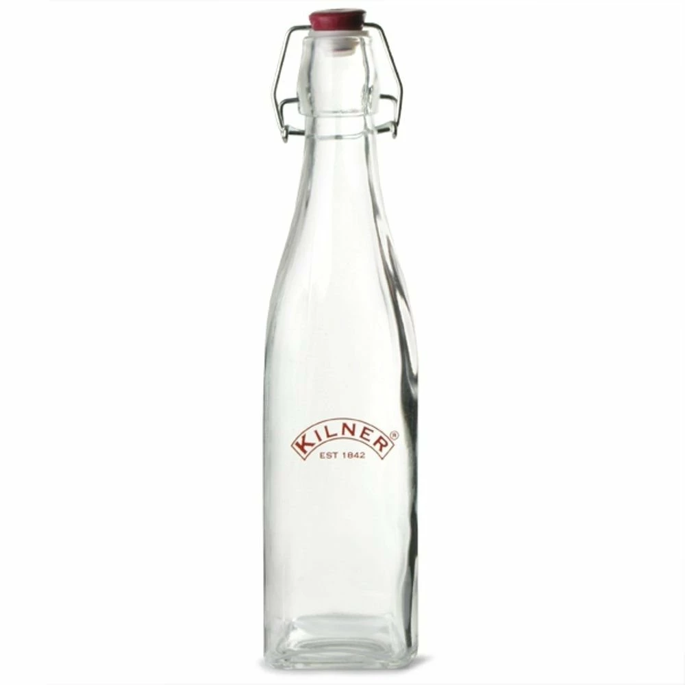 Kilner Swing Top Square Glass Bottle | 18.5oz 1 Kilner Swing Top Square Glass Bottle | 18.5oz