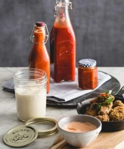 Kilner Swing Top Square Glass Bottle | 8.25oz -Cheap Dinnerware Store kilner clip top 9 ounce square bottle lifestyle