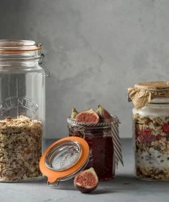 Kilner Facetted Clip Top Jar | 63.4oz 8 Kilner Facetted Clip Top Jar | 63.4oz -Cheap Dinnerware Store kilner facettedcliptopjars range 4