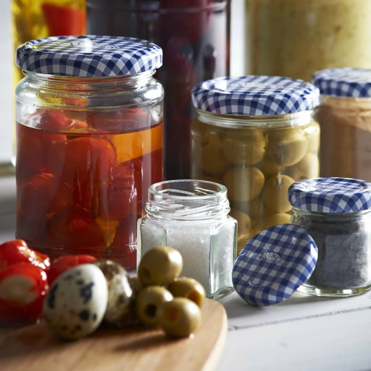 Kilner Twist Top Hexagonal Jar (Blue) | 1.6oz 2 Kilner Twist Top Hexagonal Jar (Blue) | 1.6oz - Image 2