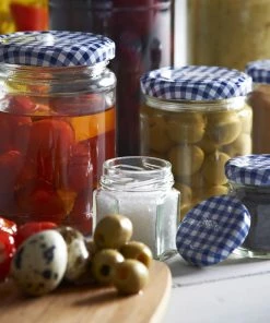 Kilner Twist Top Hexagonal Jar (Blue) | 3.7oz -Cheap Dinnerware Store kilner twisttopjars bottles range 4 1