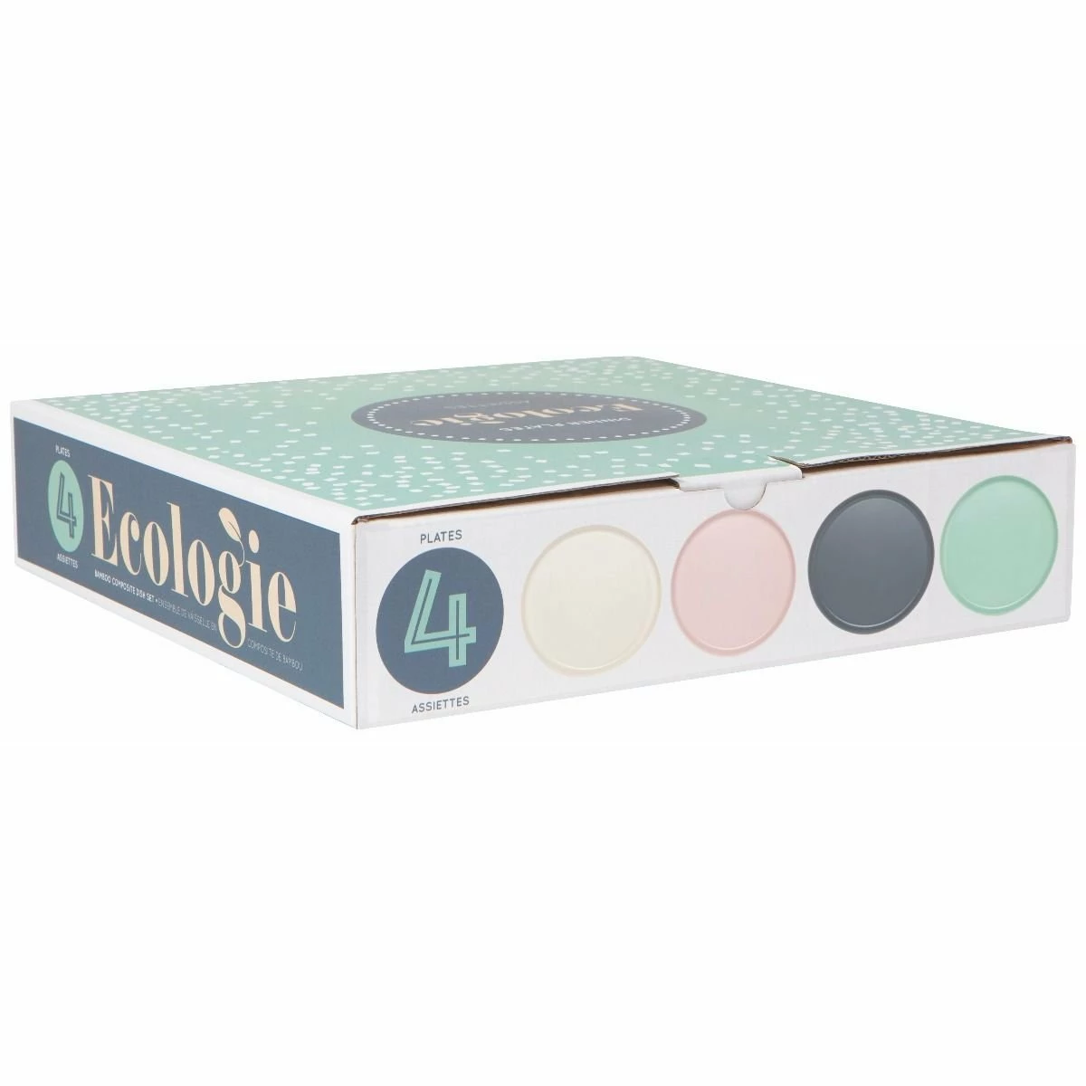 Danica Brands Now Designs By Danica Planta 10" Dinner Plates (Set Of 4) | Tranquil 6 Danica Brands Now Designs By Danica Planta 10" Dinner Plates (Set Of 4) | Tranquil - Image 6