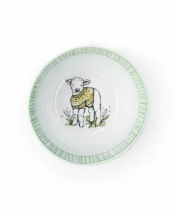 Everything Kitchens Barnyard Baby Animals 28-Piece Dinnerware Set | "Leaping Sheep" - Lamb 15 Everything Kitchens Barnyard Baby Animals 28-Piece Dinnerware Set | "Leaping Sheep" - Lamb -Cheap Dinnerware Store lamb4bowl 1