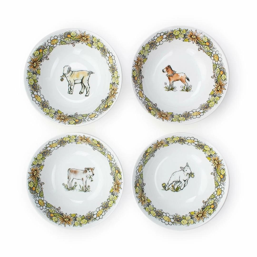 Everything Kitchens Barnyard Baby Animals 28-Piece Dinnerware Set | Assorted 5 Everything Kitchens Barnyard Baby Animals 28-Piece Dinnerware Set | Assorted - Image 5