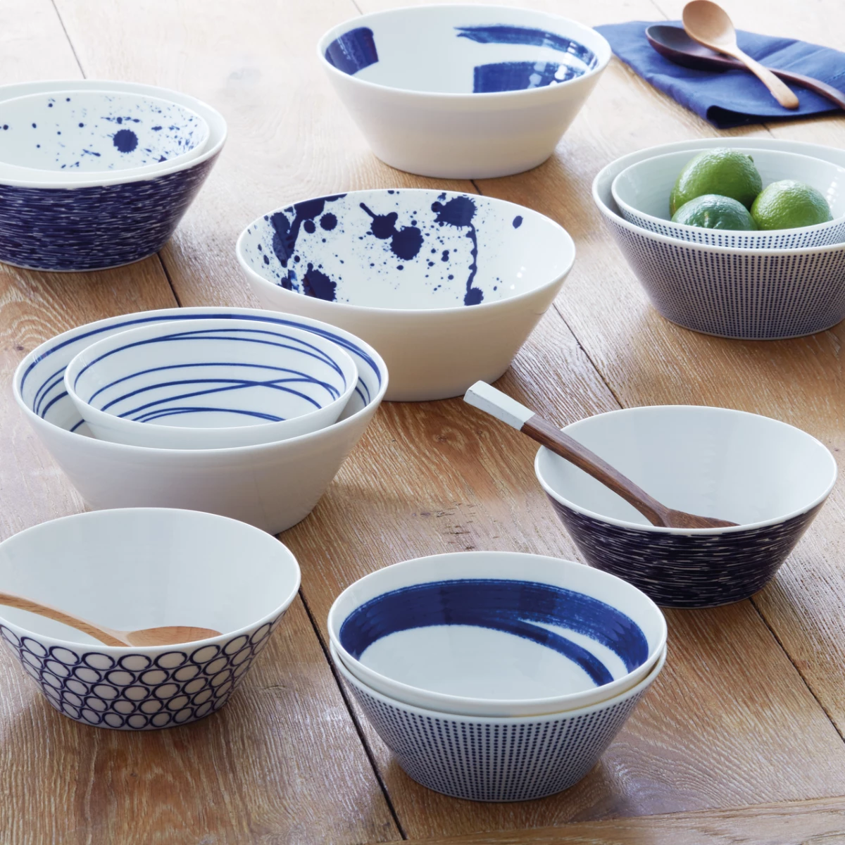 Royal Doulton Tapas Bowls (Set Of 6) | Pacific Blue 2 Royal Doulton Tapas Bowls (Set Of 6) | Pacific Blue - Image 2