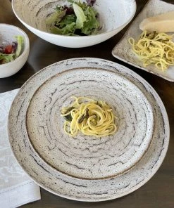 Carmel Ceramica Truffle 9" Salad Plate 7 Carmel Ceramica Truffle 9" Salad Plate -Cheap Dinnerware Store lifestyle2 10