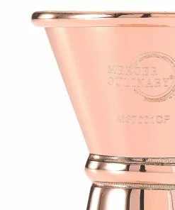 Mercer Barfly 20ml X 40ml Japanese Style Jigger | Copper Plated -Cheap Dinnerware Store m37001cp barfly copper plated jigger 20ml 40ml closeup
