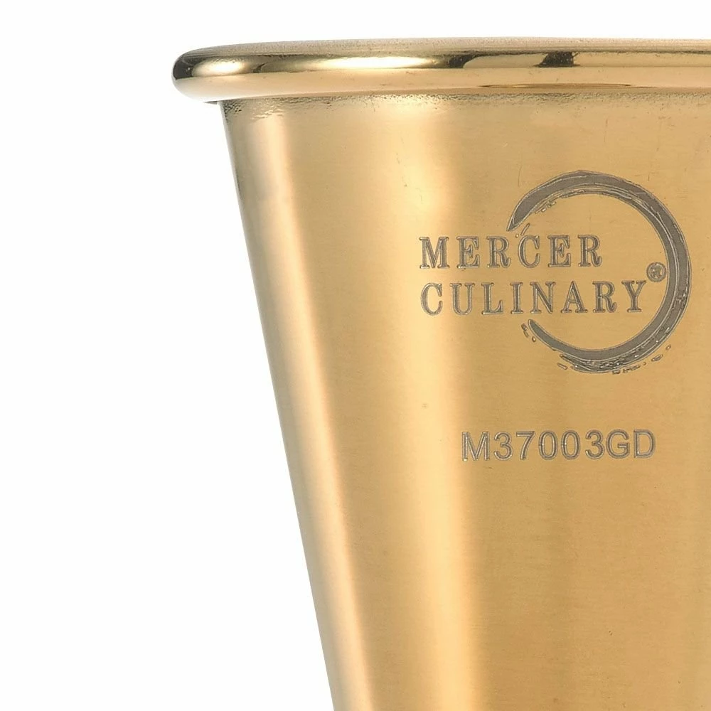 Mercer Barfly 1oz X 1.5oz Japanese Style Jigger | Gold Plated 4 Mercer Barfly 1oz X 1.5oz Japanese Style Jigger | Gold Plated - Image 4