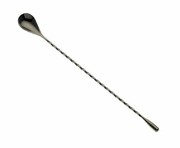 Mercer Barfly 11.8" Classic Bar Spoon | Gun Metal Black 1 Mercer Barfly 11.8" Classic Bar Spoon | Gun Metal Black