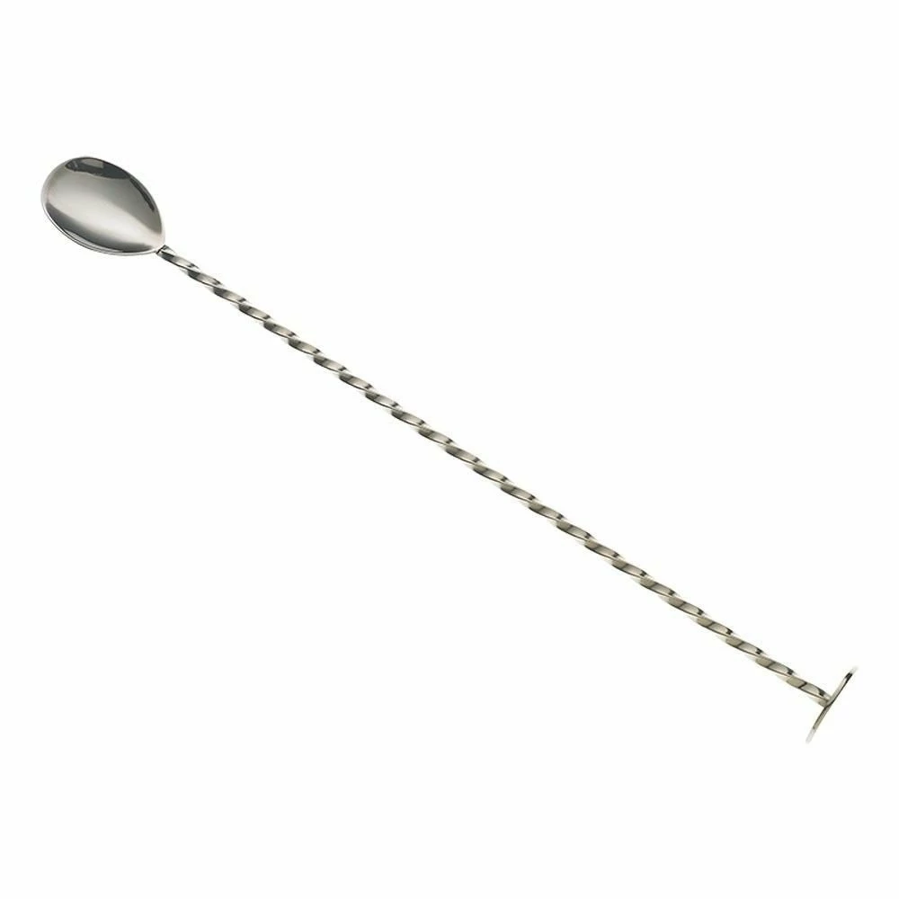 Mercer Barfly 11.8" Bar Spoon With Muddler | Stainless Steel 1 Mercer Barfly 11.8" Bar Spoon With Muddler | Stainless Steel