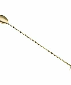 Mercer Barfly 15.75" Bar Spoon With Muddler | Gold Plated