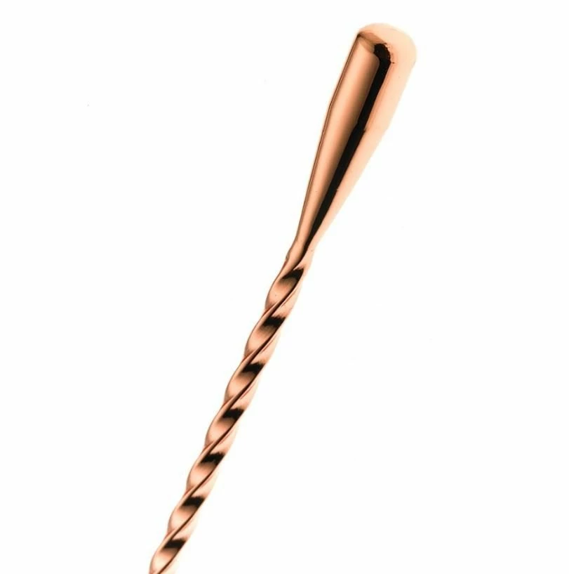 Mercer Barfly 13" Stainless Steel Double Ended Stirrer | Antique Copper 2 Mercer Barfly 13" Stainless Steel Double Ended Stirrer | Antique Copper - Image 2